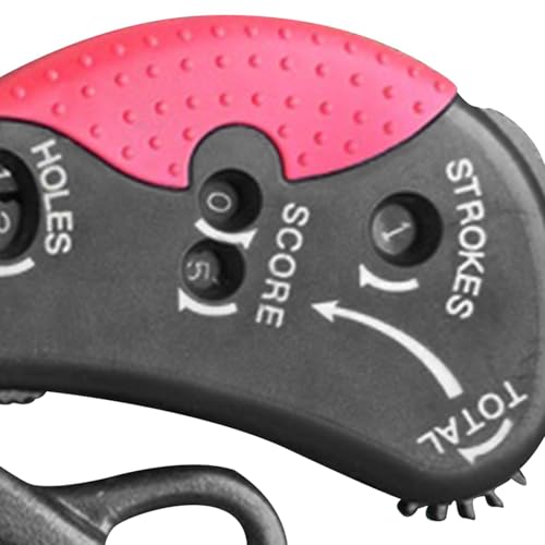 Handheld Golf Score Counter with Hook for Competitive Play Gift