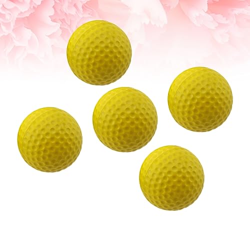 UKCOCO 5pcs Elastic Golf Balls Practice Balls Soft for Men Training Aids for Use