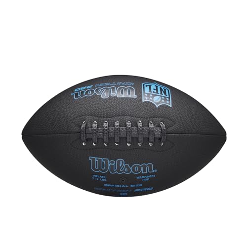 WILSON NFL Ignition Footballs - color: Black, size: Official - Ages 14+, style: NFL Ignition Pro Eco