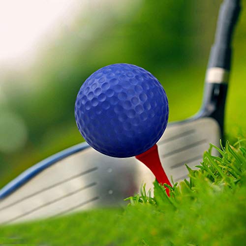 Dsmile 36 Pack Foam Golf Practice Balls Light Soft Elastic Training Multifunction Sport Balls - color: Blue*36