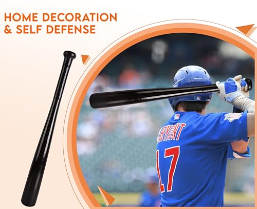 Maple Wood 18 inch Baseball Bat Self-Defense Softball Bat Home Defense Lightweight for Youth & Adult in 10-oz - only for Self Defense & Home