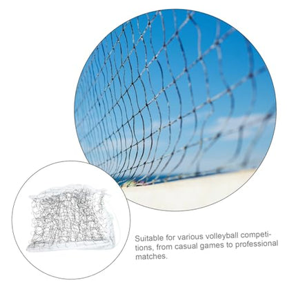Toyvian Volleyball Net Heavy Duty Portable Beach Net for Sports Training Standard for Levels