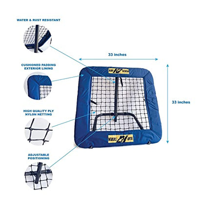 KAP7 Water Polo Rebounder - Durable and Weather Resistant Bounce Back Net, Ball Rebounder for Water Polo, Lacrosse, Soccer.