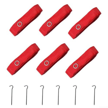 Beach Volleyball Boundary Lines Kit 8x16m Nylon Court Marking Tape Red Stakes Included Sand or Grass Outdoor Rectangular Setup Highly Visible Rope Thickness 2.5cm Enthusiasts