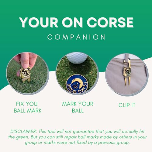 Ball Marker and Magnetic Divot Tool Gift Sets | Antique Silver or Brass Finish | 2 Markers | 1 Multi-Functional Golf Divot Repair | Bottle Opener | Groove Brush Cleaner | Premium Gift Box - color: Black Set