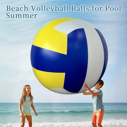 60 Inch Giant Inflatable Beach Volleyball Balls Large PVC Jumbo Beach Sports Balls Toys for Outdoor Activity Party Favors