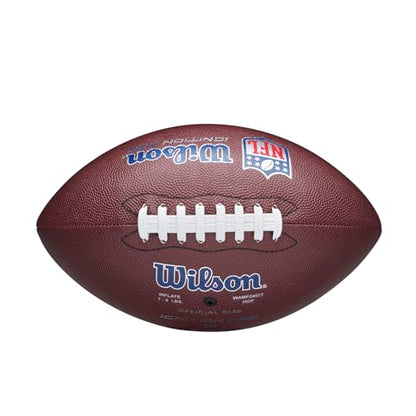 WILSON NFL Ignition Footballs - color: Brown, size: Official - Ages 14+, style: NFL Ignition Pro Eco