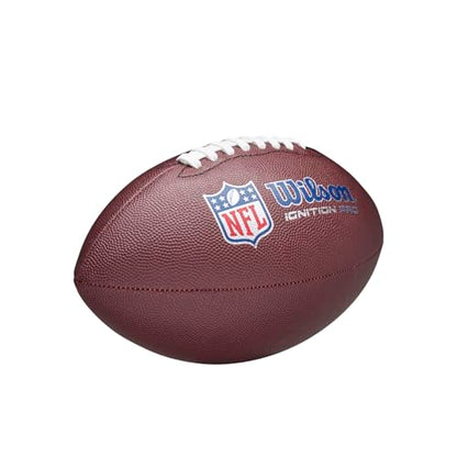 WILSON NFL Ignition Footballs - color: Brown, size: Official - Ages 14+, style: NFL Ignition Pro Eco