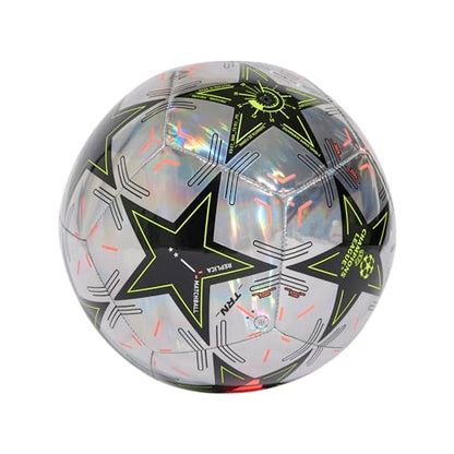 Adidas UEFA Champions League Soccer Ball - color: Multicolor/Black/Platin Metallic/Team Solar Yellow, size: 4