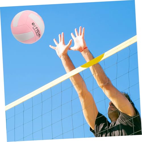 Soft Volleyball Indoor Training Ball Stitched Explosion-Proof Soft Touch Practice Volleyball for Adult Sports and School Exam Use