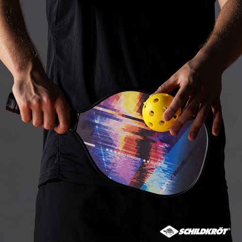 Schildkröt® Pickleball Set with 2 Rackets, 1 Indoor and 1 Outdoor Ball, 1 Carrying Bag, for Beginners and Advanced Players