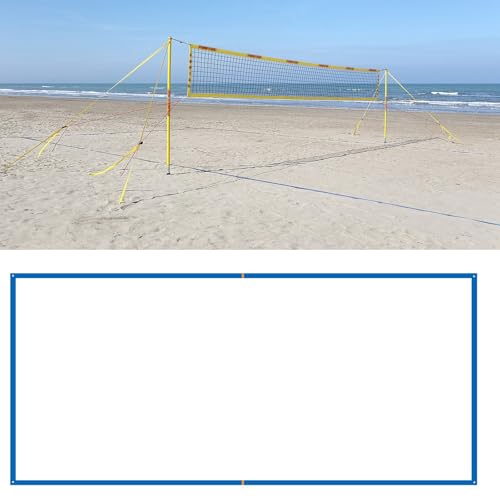 Professional Outdoor Volleyballs Courts Marker Regulable Boundaries Line with Sand Anchors Net Bag Official Size