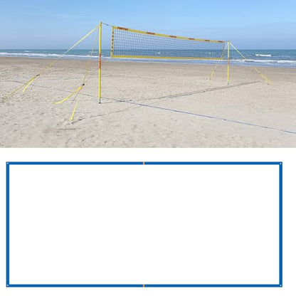 Professional Outdoor Volleyballs Courts Marker Regulable Boundaries Line with Sand Anchors Net Bag Official Size