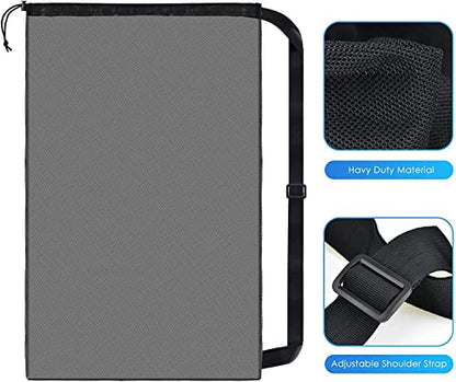 BROTOU Extra Large Sports Ball Bag Mesh, Basketball Bags Team Balls, Adjustable Shoulder Strap, Ball Bags for Holding Soccer, Football, Volleyball, Swimming Gear (30” x 40”) - color: 1PCS
