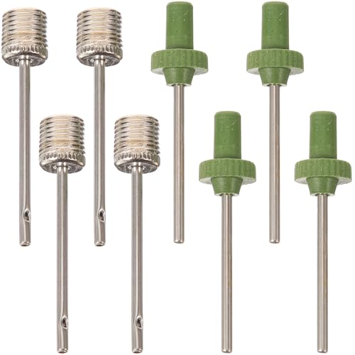 Outanaya 40pcs Basketball Inflation Needles and Air Pump Needles Set, Metal and Plastic Ball Pins for Basketball Soccer Football Pump Replacement, Suitable for Sports Ball Inflation