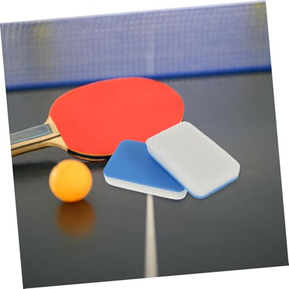 2pcs Outdoor Table Tennis Bat Cleaner Racket Cleaning Sponge Scrub Brush for Paddle Maintenance