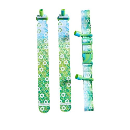 Flag Football Belts, Flag Football Kit for Children/Teenagers/Adults - color: Yellow Green