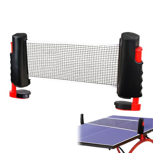 Portable Pong Net – Extendable Tabletop Net, Indoor Outdoor Sports Accessory, Easy Setup Design | Adjustable Play System for Students Family Recreational Games