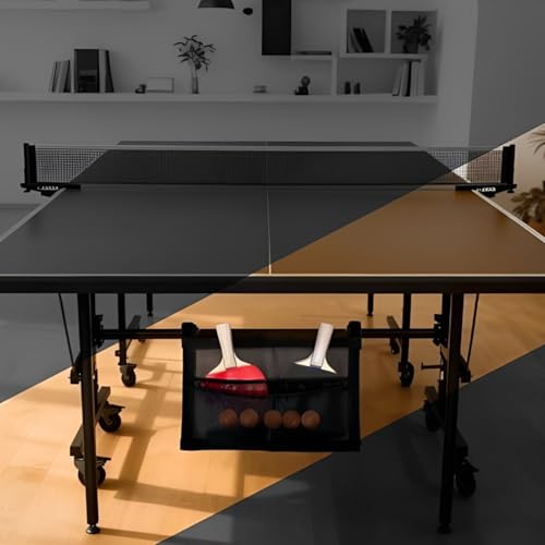 Table Tennis Paddle Holder Ventilated Hanging Mesh Storage Bag Tear-Resistant Racket Organizer for Game Room
