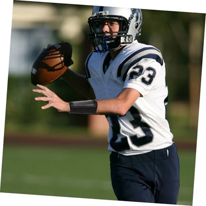 Football Wristband Quarterback Tactical Play Wrist Sleeve Black Medium Training Equipment Outdoor Sports Wristband for Football Accessories