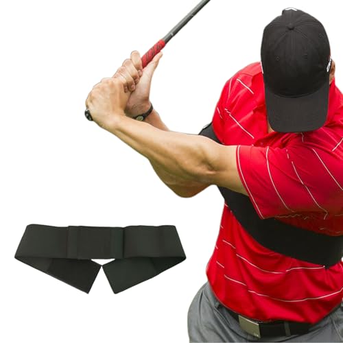 Golf Training Aid, Swing Correcting Arm Band, Innovative Arm Connection Aid, for Swing Correcting Improve Swing Stability, Unise