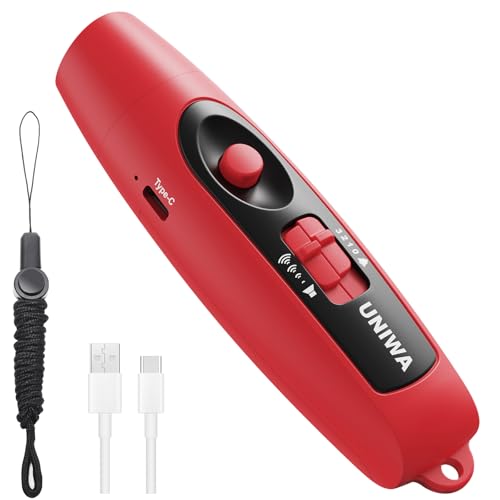 Electronic Whistle with USB Charging, 3 Tone & 3 High Volume Hand Emergency Whistle for Referee Coaches Teacher, Outdoor Sport Game Camping Safety Electric Whistle with Lanyard - color: red