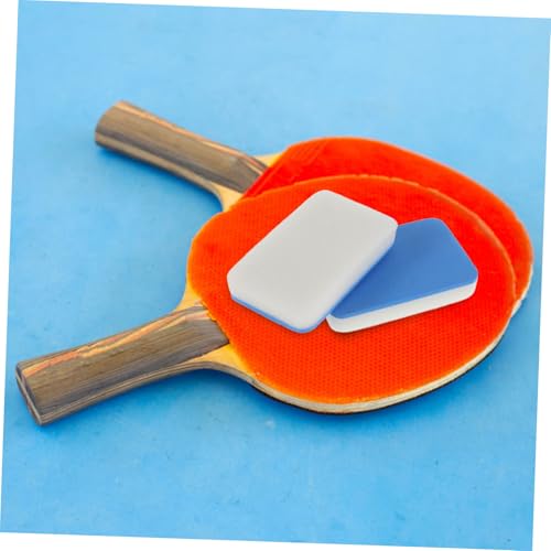 UKCOCO 2pcs Table Tennis Racket Cleaner Sponge Portable Paddle Cleaning Tool High-Density Foam for Effective Table Tennis Bat Maintenance