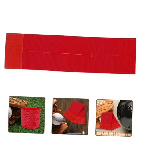DECHOUS Glove Wrap Band for Softball Baseball Strap to Keep Pocket Formed Fit Durable Material Red Color for