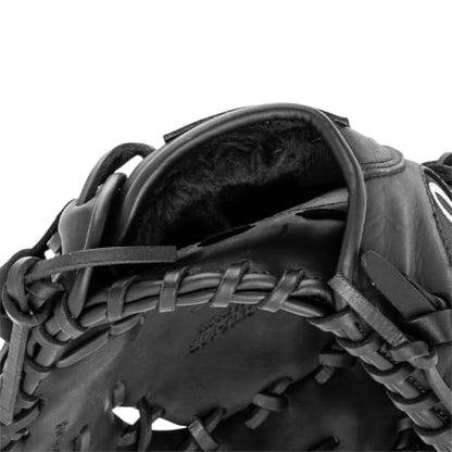 Rawlings Gamer Contour Series Utility Baseball Glove | Youth | Travel | Infield | Outfield | First Base | Black | Right Hand Thrower | Left Hand Thrower - size: 12.25"