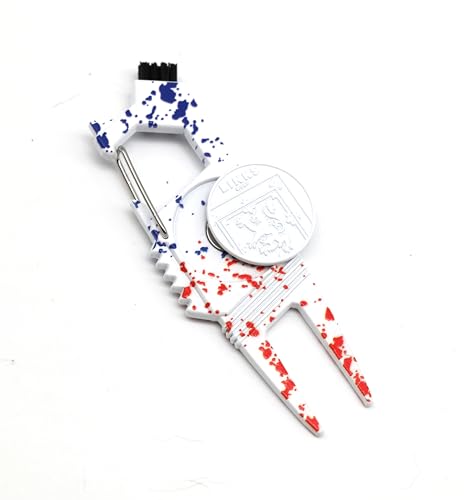 Links Golf Golf Divot Tool – 7 in 1 Multipurpose Divot Repair Tool – Lightweight and Compact Golf Divot Repair Tool with Ball Marker
