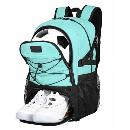 Goloni Soccer Backpack,Basketball Backpack with Ball Compartment & Shoe Compartment,Backpack for Basketball,Soccer