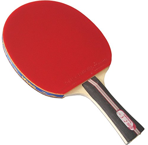 Butterfly B302FL Shakehand Table Tennis Racket | China Series | Racket and Case Set with A Combination Smooth & Pips-Out Rubber | Recommended for Beginning Level Players