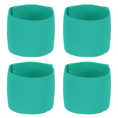 Soccer Captain Armband, Elastic Wrist Arm Bands Adjustable Player Team Leader Anti-Slip Badge Sports Accessories-Fit - color: Lake Blue