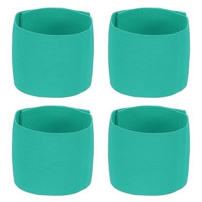 Soccer Captain Armband, Elastic Wrist Arm Bands Adjustable Player Team Leader Anti-Slip Badge Sports Accessories-Fit - color: Lake Blue