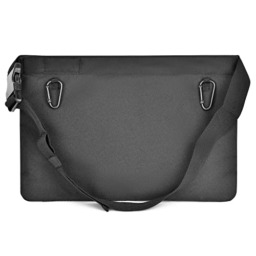 Pickleball Ball Holder Band with Hooks - Adjustable Waist Pouch Bag with Mesh - Hold Up to 8 Pickle or Tennis Balls - style: Large - 8 Ball
