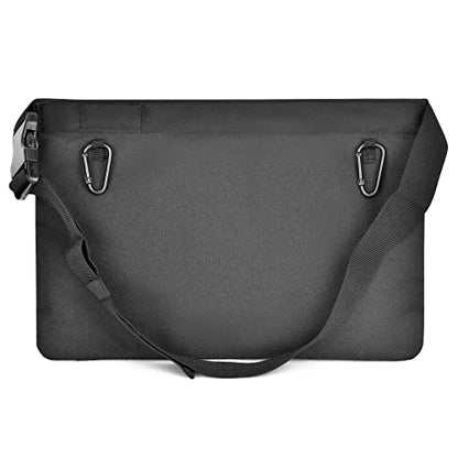 Pickleball Ball Holder Band with Hooks - Adjustable Waist Pouch Bag with Mesh - Hold Up to 8 Pickle or Tennis Balls - style: Large - 8 Ball