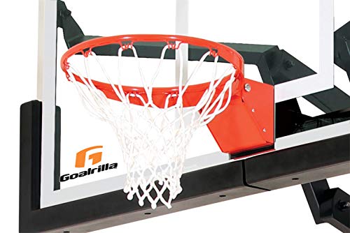 Goalrilla Heavy-Weight Pro-Style Breakaway Basketball Flex Rim with All-Weather Nylon Net and Powder-Coated Rim and Stainless Steel
