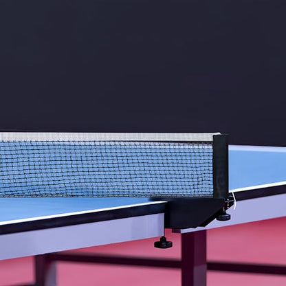 Runhike Ping Pong Net Compatible with Stiga, Durable Stable Table Tennis Net Compatible with Stiga, Stable for Intense Table Tennis Matches with Chian Tension,Navy,2PCS