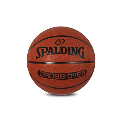 Spalding Cross Over Official Basketball Ball Senior Men Ball Size 6 + Air Pump