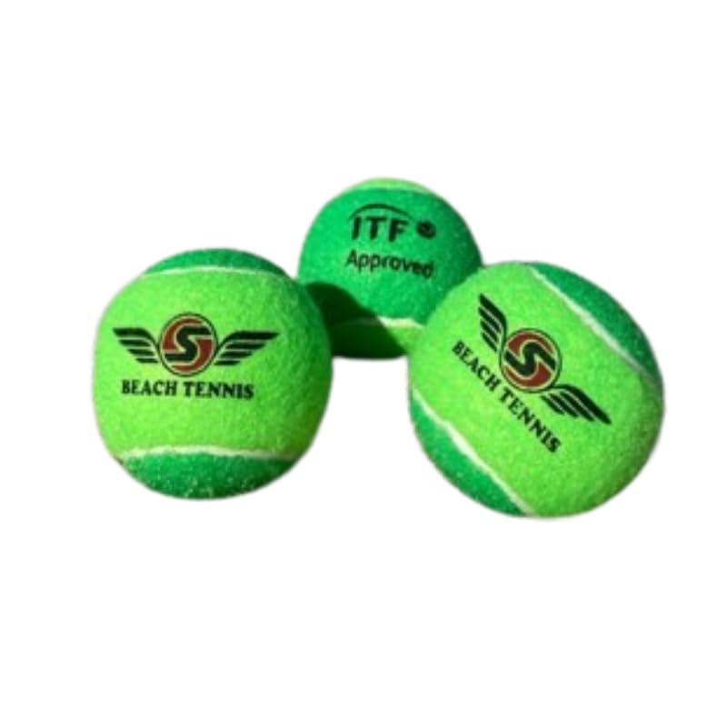 Sexy Brand Limited Edition Tropical S Beach Tennis Ball in Guava Green - ITF Approved, Stage 2 Tennis Ball, Rally Friendly, Shoulder and Elbow Relief (3 Pack)
