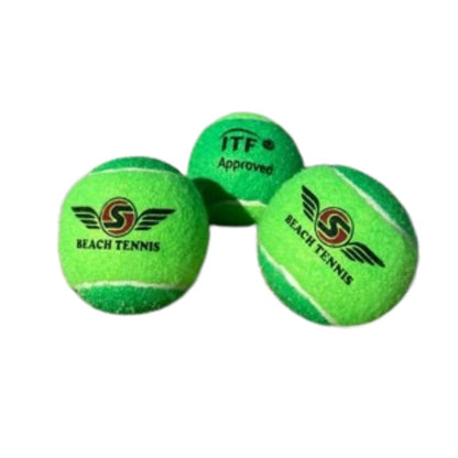 Sexy Brand Limited Edition Tropical S Beach Tennis Ball in Guava Green - ITF Approved, Stage 2 Tennis Ball, Rally Friendly, Shoulder and Elbow Relief (3 Pack)