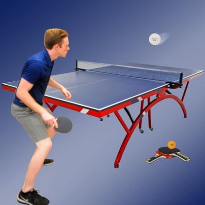 MAPOL Quality Ping Pong Paddle Set - 4 Professional Table Tennis Rackets/Paddles - 8 Premium 3-Star Balls, Portable Cover Case Holder Included