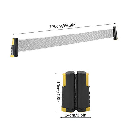 Table Tennis Net Rack, Retractable PingPong Paddle Net 170cm/66.9in Table Tennis String Tension Equipment for Game Table Accessories