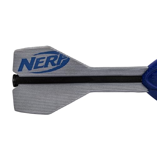 Nerf Vortex Aero Howler Foam Ball – Classic Long-Distance Football - Flight-Optimizing Tail - Hand Grip – Indoor and Outdoor Fun (Blue) - color: Blue