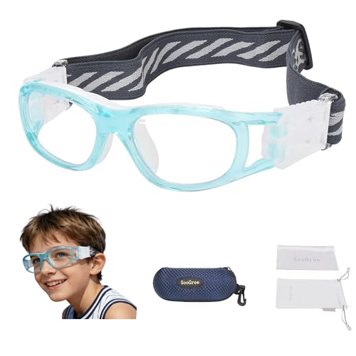 ''N/A'' Kids Sports Glasses Basketball Football Safe Training Goggles Anti Fog 7-12