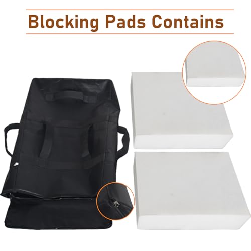Football Blocking Pad：Multi-Sport Training Equipment with 5 Handles for Football Basketball Hockey Lacrosse & Martial Arts - Tackling Dummy & Kicking Pad