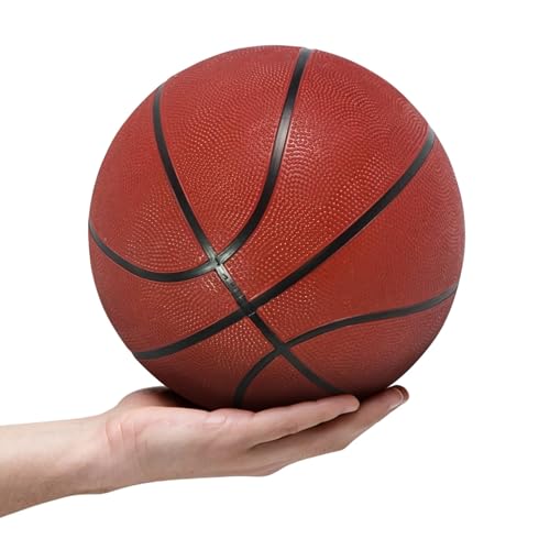 Aoneky Indoor/Outdoor Rubber Basketball with Pump - Size 1/2/3/5/6/7 Basketballs