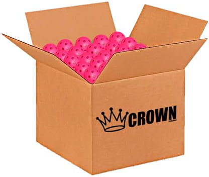 CROWN PICKLEBALL - High-Performance Indoor Pickleballs (3-Pack Dragonfruit) Dragonfruit (3-Pack)