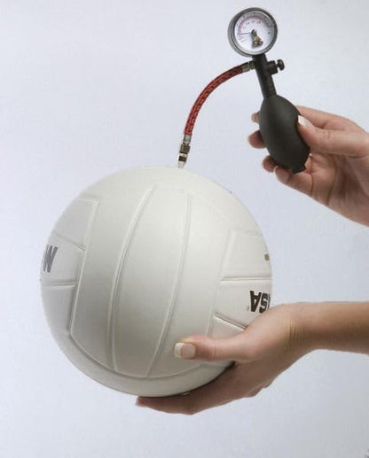 Tandem Sport Pocket Pump With Pressure Gauge - Ball Pump with Hose & Air Release Valve - Travel Size Ball Pump for Volleyballs, Basketballs & Footballs - Easy, One Hand Operation - Black - style: Pocket Pump with Pressure Gauge