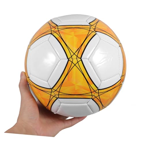 Abaodam Size 5 Soccer Ball Machine Stitched PVC Training Ball for Boys and Girls and Adults Sturdy Outdoor Soccer Equipment for Games and Practice 1 Piece